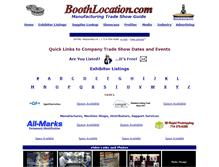 Tablet Screenshot of boothlocation.com